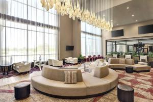 Embassy Suites by Hilton Round Rock的休息区