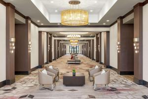 Embassy Suites by Hilton Round Rock的休息区