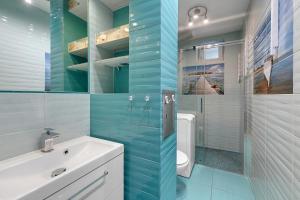 Kúpeľňa v ubytovaní Comfort Apartments Żywiecka