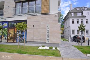 Budynek, w którym mieści się apartament