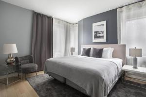 Krevet ili kreveti u jedinici u okviru objekta Beautiful 2BD near Times Square with Doorman and Gym