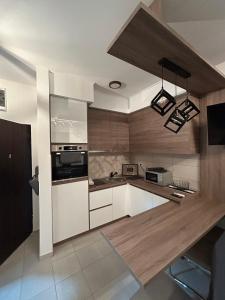 Eldhús eða eldhúskrókur á Matic Apartmani 4