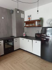 Kuchnia lub aneks kuchenny w obiekcie Apartament Kilińskiego