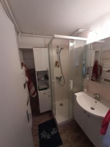 Ένα μπάνιο στο Studio 3 personnes, VARS LES CLAUX, Skis aux pieds