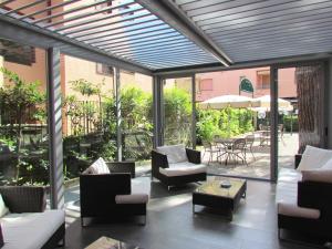 Posezení v ubytování Hotel Palme