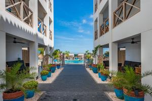 Bazén v ubytování Bloozz resort Bonaire nebo v jeho okolí