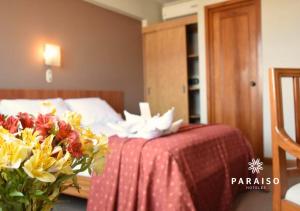 Postel nebo postele na pokoji v ubytování Hoteles Paraiso TRUJILLO