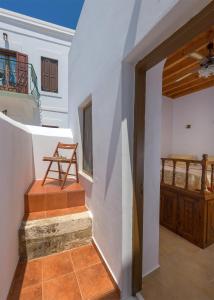Balkón nebo terasa v ubytování Villa Kleovoulini in Lindos
