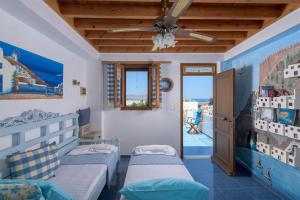 Posezení v ubytování Villa Kleovoulini in Lindos
