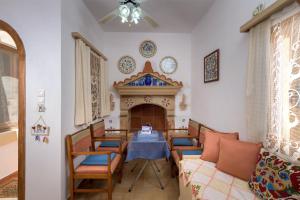 Posezení v ubytování Villa Kleovoulini in Lindos