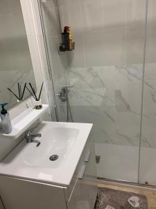 Kúpeľňa v ubytovaní Viking apartament