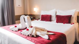 Postel nebo postele na pokoji v ubytování Work Hotel Design