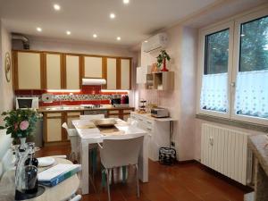 A kitchen or kitchenette at I Tre Oleandri Varenna