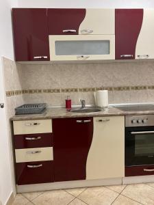 Kuhinja ili čajna kuhinja u objektu Apartman NS Dan CENTAR