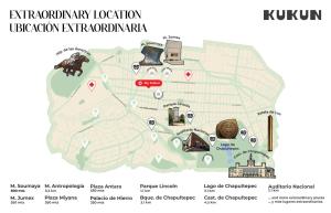 mapa kurortu khovdikiikiikiikiikiikiikiiki w obiekcie Villa Sócrates by Kukun w mieście Meksyk