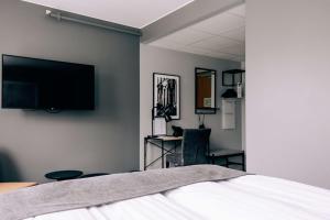 TV a/nebo společenská místnost v ubytování Best Western Plus JA Hotel Karlskrona