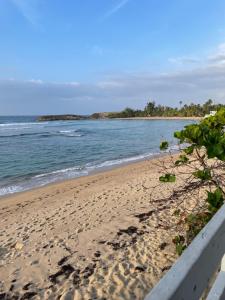 a view of the beach from the shoreline at Casita Nieves in Isabela