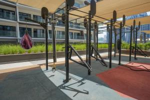 Fitness centrum a/nebo fitness zařízení v ubytování Studio in heart of Dubai - 15 Northside - Business Bay