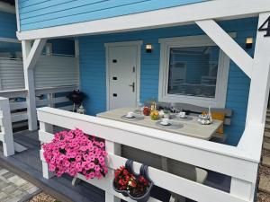 Balkon lub taras w obiekcie Błękitne Zamorze