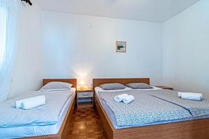 Posteľ alebo postele v izbe v ubytovaní Apartment Tri Zala 9237a