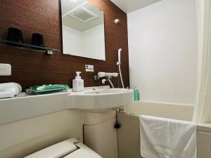 Koupelna v ubytování ​Hotel Route-Inn Kumagaya​