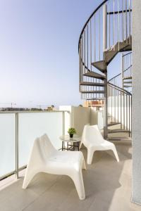 Balkón alebo terasa v ubytovaní Apartamentos Las Terrazas de Sotavento