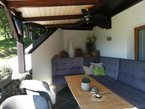 Posezení v ubytování Haus Franka