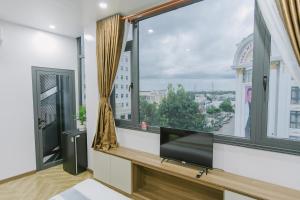 Balkón nebo terasa v ubytování Peony Hotel