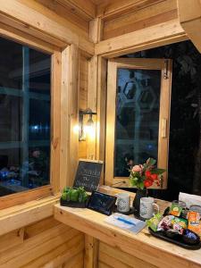 Jídlo v prázdninového domu nebo okolí