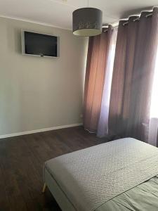 TV a/nebo společenská místnost v ubytování Cozy Sauna Apartment