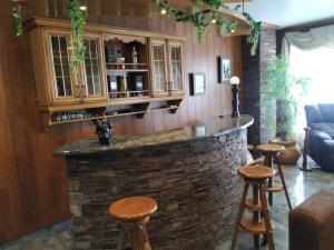Ο χώρος του lounge ή του μπαρ στο OBRADOIRO