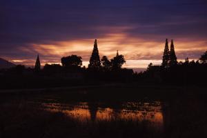 Paesaggio naturale nelle vicinanze of country house