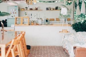 Area soggiorno di 峨眉山一方民宿Mount Emei Little Place Guesthous