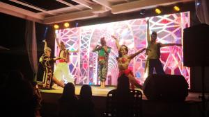 a group of people dancing on a stage at Alannia Costa Dorada in Platja de l’Almadrava +37 photos