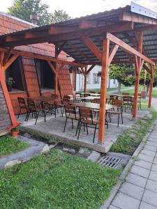 Vonkajšia záhrada v ubytovaní Penzion Hilšer