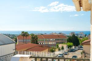 a view of a city from a building at Casa Manolo in Torredembarra