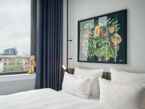 Postel nebo postele na pokoji v ubytování URBAN LOFT Berlin