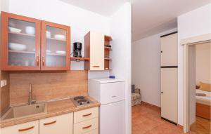 Cuisine ou kitchenette dans l'établissement Beautiful Apartment In Jezera tisno With Kitchen
