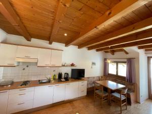 A kitchen or kitchenette at Feldererhof
