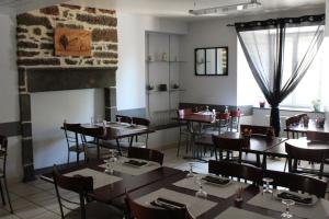 Restaurace v ubytování Auberge de la Planèze