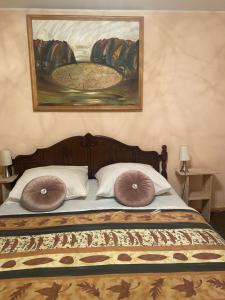 Voodi või voodid majutusasutuse Hotel Getliin toas