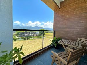 Balkón nebo terasa v ubytování DOME Homestay