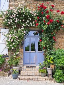 Ogród w obiekcie La Paix, Gîte bucolique en Normandie
