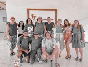 Os clientes hospedados em Arbiru Beach Resort