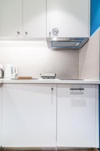 Kuchyň nebo kuchyňský kout v ubytování ApLa Mini Studio in Downtown
