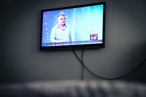 TV a/nebo společenská místnost v ubytování Marko Polo Apartment