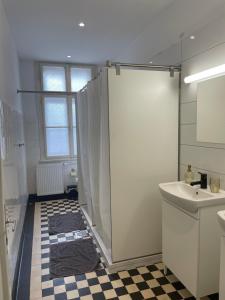 Koupelna v ubytování Villa Elza Appartment