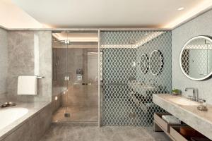 Koupelna v ubytování Bvlgari Hotel Roma