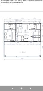 План на етажите на Mobil house nevera 2