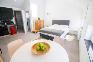 Kuchyň nebo kuchyňský kout v ubytování Smart Appart - City